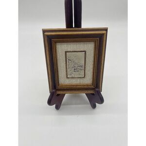 Lastra Argento Art Work Silver 925 Italian City Scape Framed